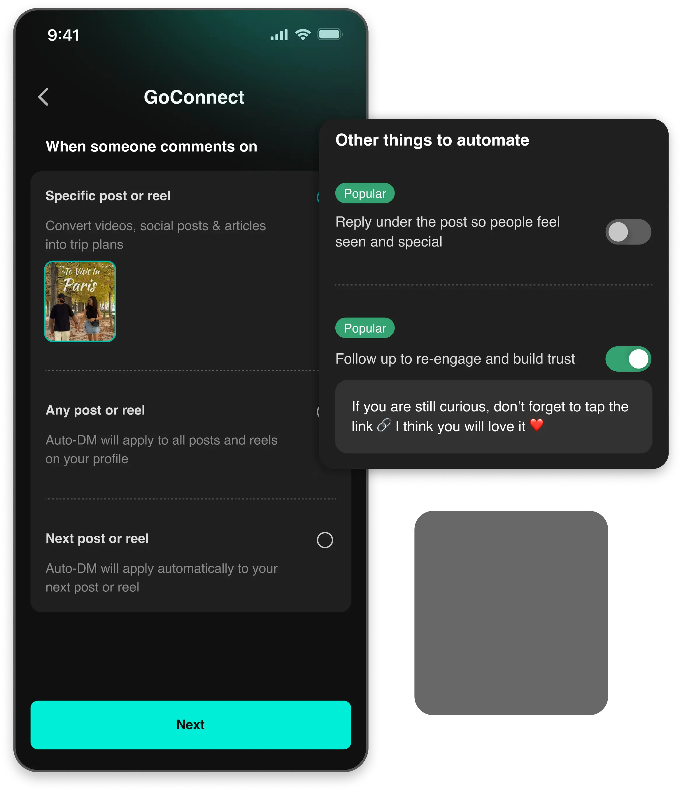 Tp Goconnect GoConnect | Free Comment-to-DM Automation for Creators
